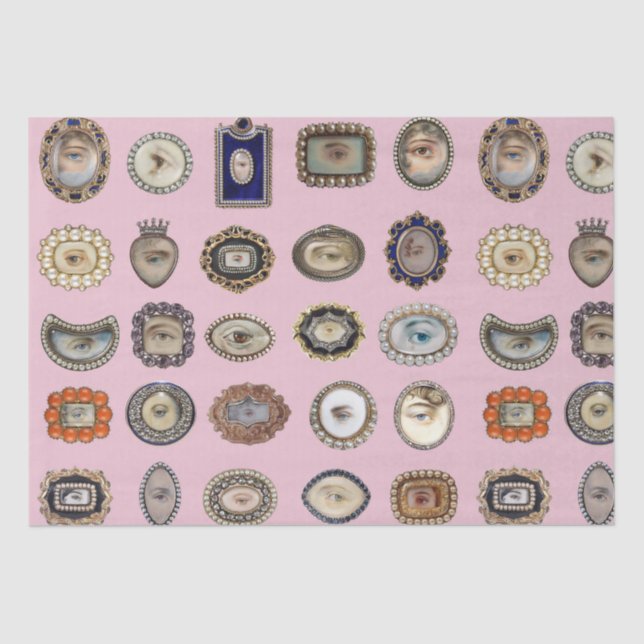 Viktorianisch Inspiriert Lover's Eyes, Originalkun Seidenpapier (Vorderseite)