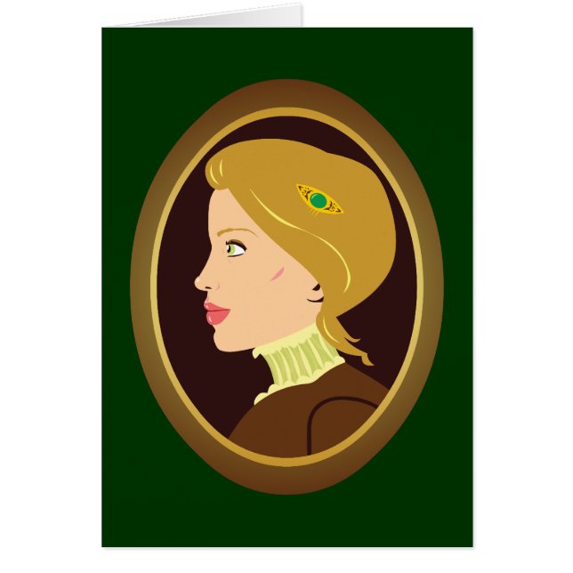 Viktorianisch Lady Portrait (Vorne)