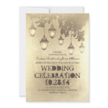 Viktorianisch Lanterns Hochzeit Einladungen
