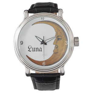 Viktorianisch Luna Moon Wrist Watch Armbanduhr