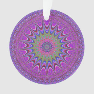 Viktorianisch Magenta Mandala Ornament