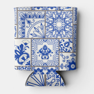 Viktorianisch Majolica: Patchwork Fliesenmuster. Dosenkühler