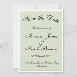 Viktorianisch Meadow Save The Date