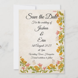 Viktorianisch Meadow Save The Date