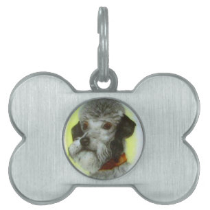 VIKTORIANISCH MINIATURE DOG PORTRAITS Airedale Ter Tiermarke