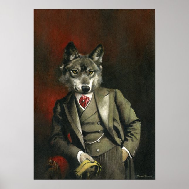 Viktorianisch Mr. Wolf Poster (Vorne)