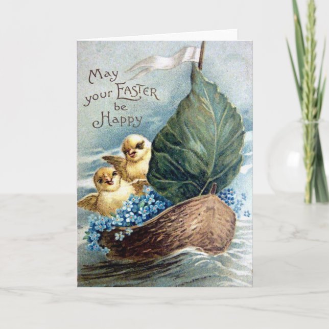 Viktorianisch Ostern Feiertagskarte (Vorderseite)