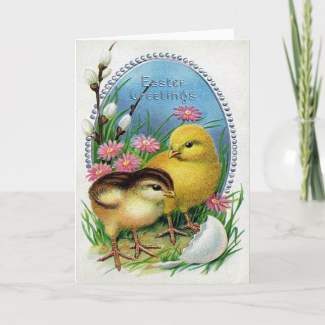 Viktorianisch Ostern Feiertagskarte (Vorderseite)