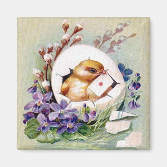Viktorianisch Ostern Magnet (Vorne)
