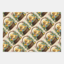 Viktorianisch Ostern, Waldland Ostern, Ostern von  Geschenkpapier Set