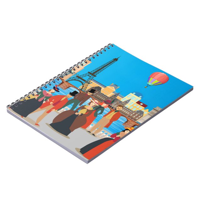 Viktorianisch Paris Notizblock (Linke Seite)