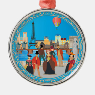 Viktorianisch Paris Ornament Aus Metall