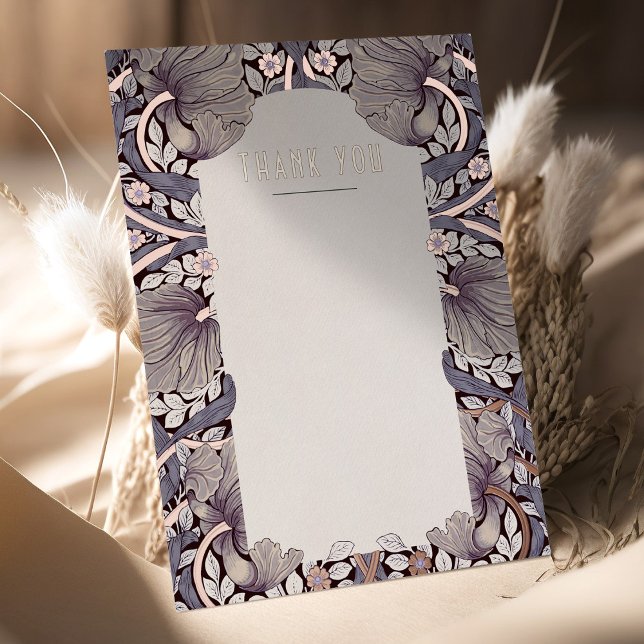 Viktorianisch Pimpernels Morris Wedding Vielen Dan Folieneinladung (Von Creator hochgeladen)