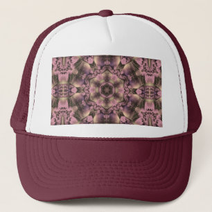 Viktorianisch Pink Mauve Elegant Truckerkappe