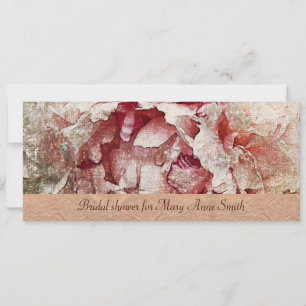 Viktorianisch Pink Perle Bridal Dusche Einladung