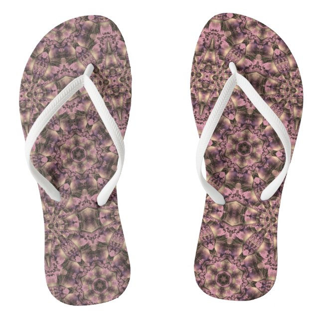 Viktorianisch rosa Antike Flip Flops (Fußbett)
