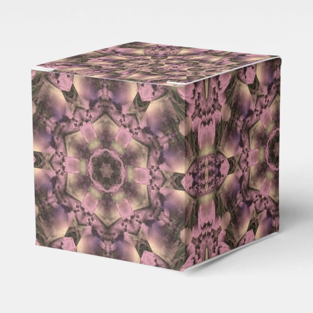 Viktorianisch rosa Antike Geschenkschachtel (Vorderseite)