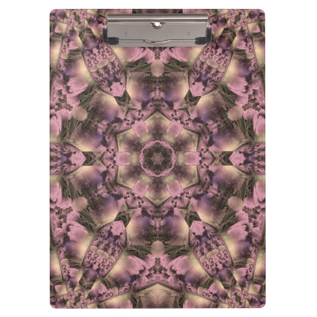 Viktorianisch rosa Antike Klemmbrett (Vorderseite)