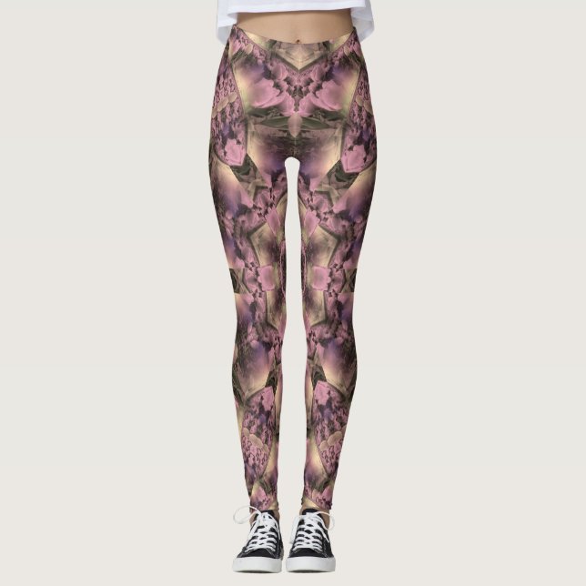 Viktorianisch rosa Antike Leggings (Vorderseite)
