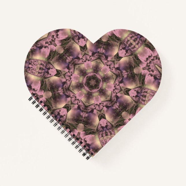 Viktorianisch rosa Antike Notizbuch (Vorderseite)