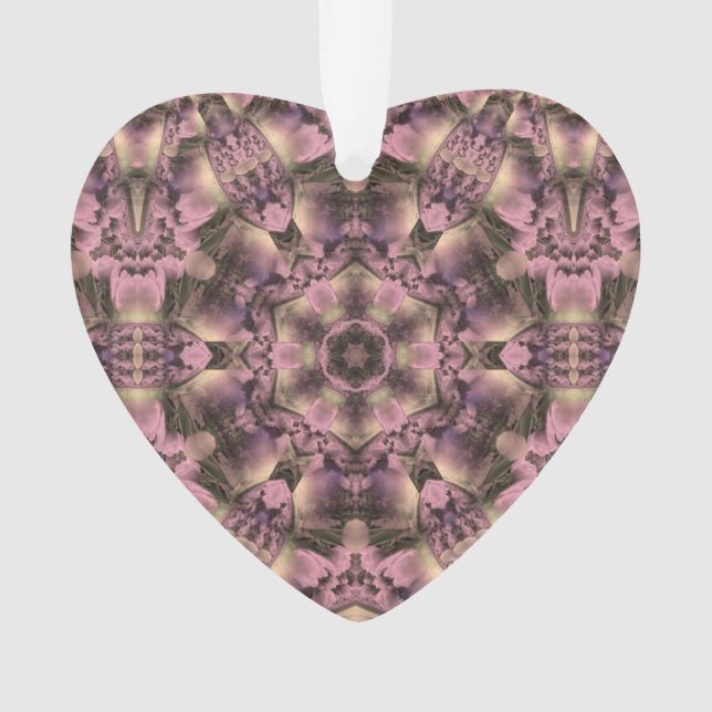 Viktorianisch rosa Antike Ornament (Vorderseite)