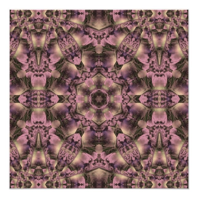 Viktorianisch rosa Antike Poster (Vorderseite)