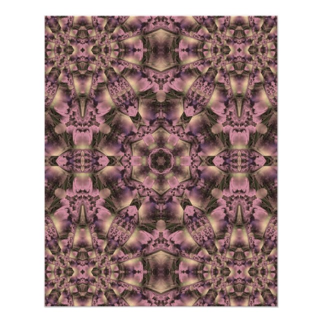 Viktorianisch rosa Antike Poster (Vorderseite)