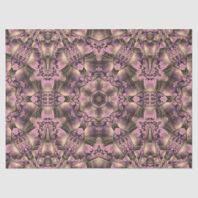 Viktorianisch rosa Antike Seidenpapier (Vorderseite)