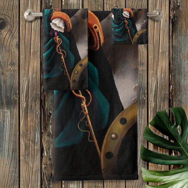 Viktorianisch Steampunk Couple Badhandtuch Set (Von Creator hochgeladen)
