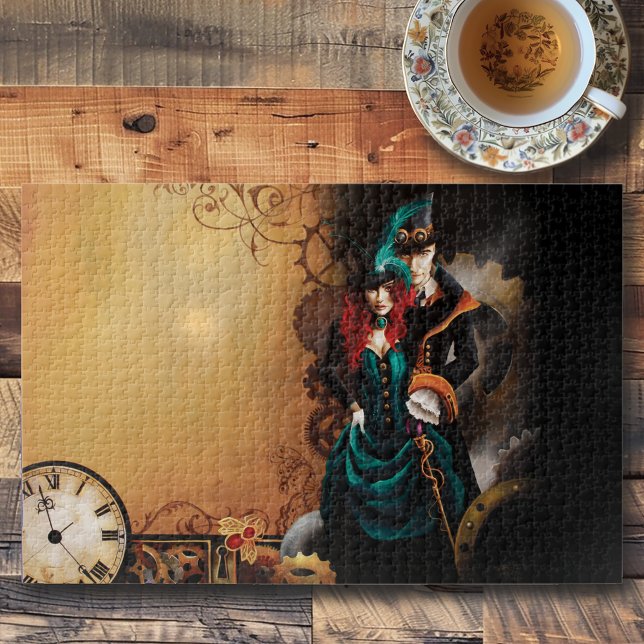 Viktorianisch Steampunk Couple Puzzle (Von Creator hochgeladen)