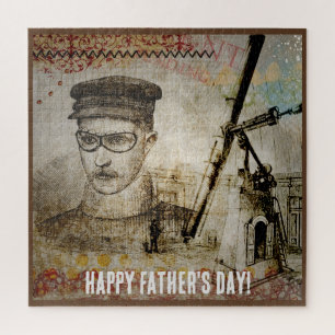 Viktorianisch Steampunk Inventor Scientist Telesco Puzzle