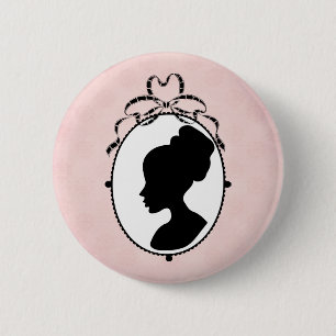 Viktorianisch Style 60er Cameo Button