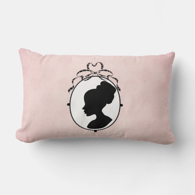 Viktorianisch Style 60er Cameo Lendenkissen (Vorderseite)