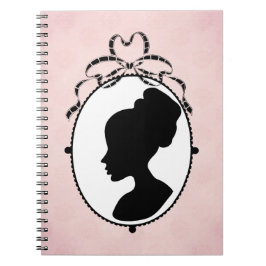 Viktorianisch Style 60er Cameo Notizblock