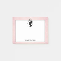 Viktorianisch Style 60er Cameo Post-It Notes