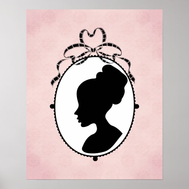 Viktorianisch Style 60er Cameo Poster (Vorne)