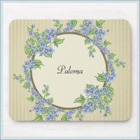 Viktorianisch Style Blue Blume Wreath