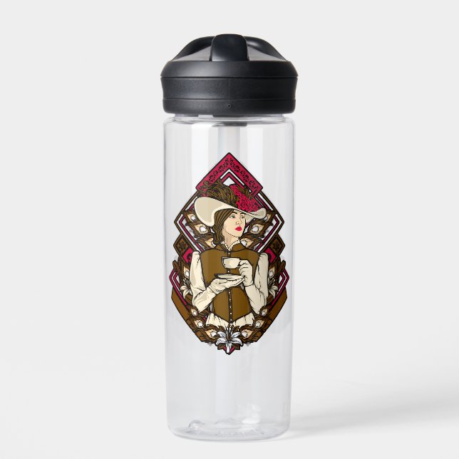 Viktorianisch Tea Lady Trinkflasche (Vorderseite)
