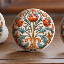 Viktorianisch Tulip Grandeur Keramik Knochenstütze