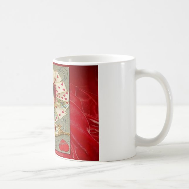 Viktorianisch Valentine die Herzkönigin Kaffeetasse (Rechts)