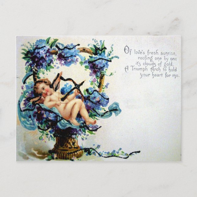 Viktorianisch Valentine Feiertagspostkarte (Vorderseite)