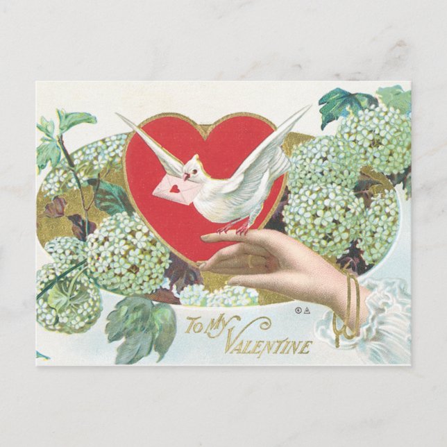 Viktorianisch Valentine Postkarte (Vorderseite)
