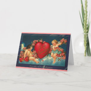 Viktorianisch Valentine zu meinem Valentine Feiertagskarte