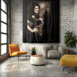 Viktorianisch Vampire Werewolf Wandteppich