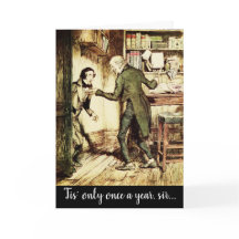 Viktorianisch Vintage Weihnachtskarte