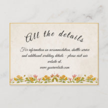 Viktorianisch-Wiesengelbe Prüfkarte