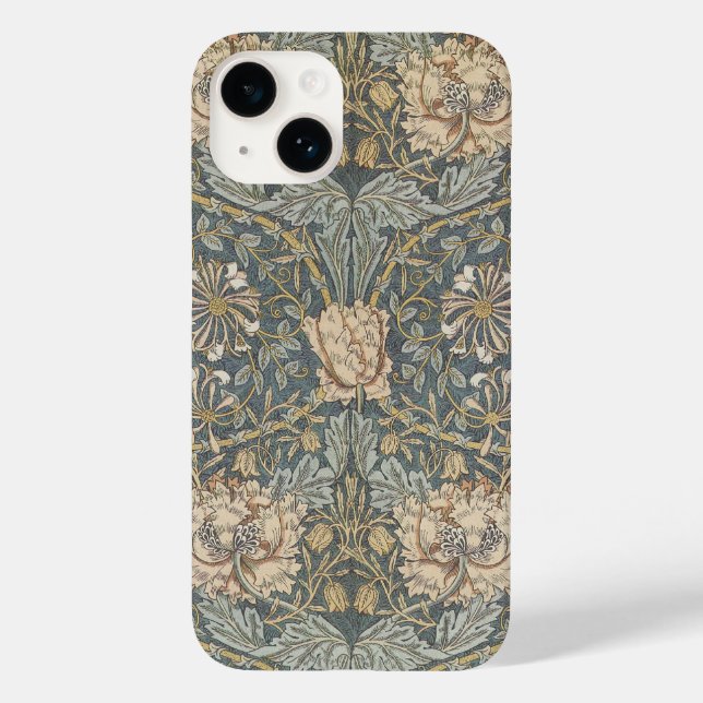 Viktorianisch William Morris floral Textile Muster Case-Mate iPhone Hülle (Rückseite)