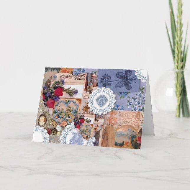 Viktorianische Anmerkungs-Karte Karte (Vorderseite)