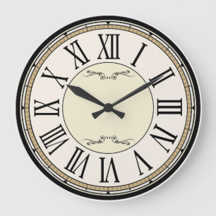 Viktorianische antike römische Zahlen Uhr