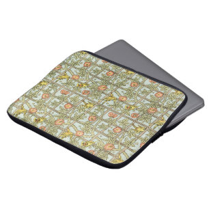 Viktorianische antike William Morris Trellis Blume Laptopschutzhülle